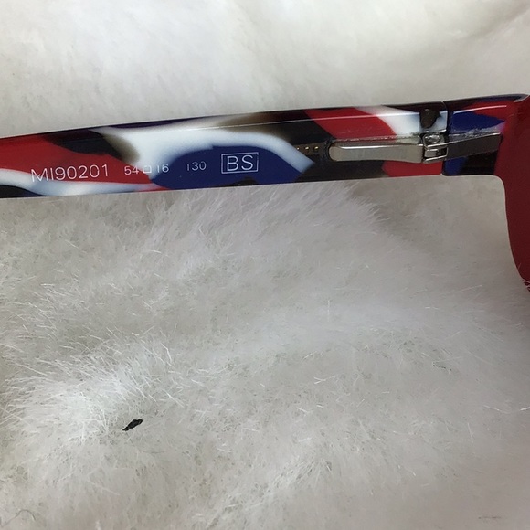 Missoni DESIGNER SUNGLASSES RED FACE FRAMING - Picture 8 of 8